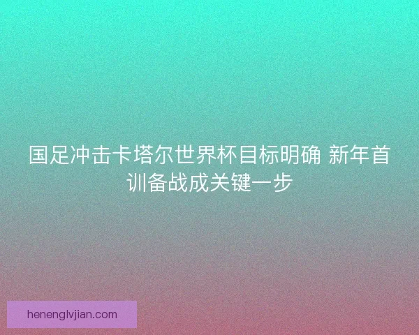 国足冲击卡塔尔世界杯目标明确 新年首训备战成关键一步